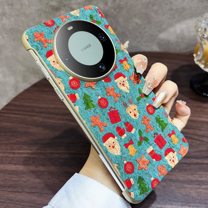 For Huawei Mate 60 Denior A18 Paint MagSafe Phone Case(Blue Christmas)