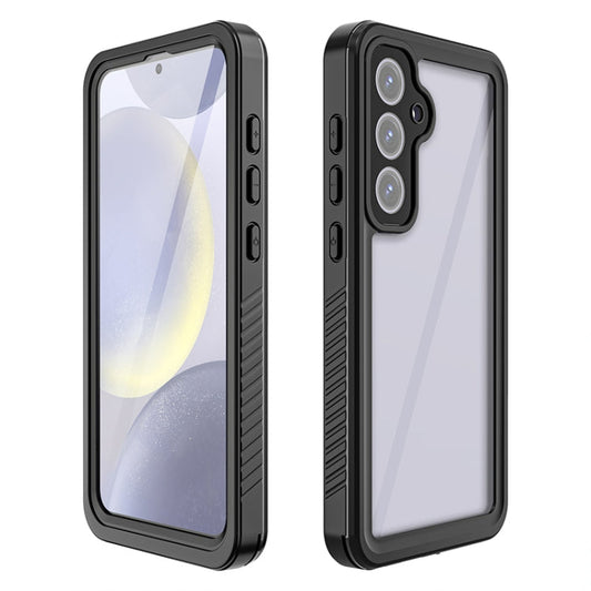 For Samsung Galaxy S24 FE 5G RedPepper Shockproof IP68 Waterproof PC Hybrid TPU Phone Case(Black)