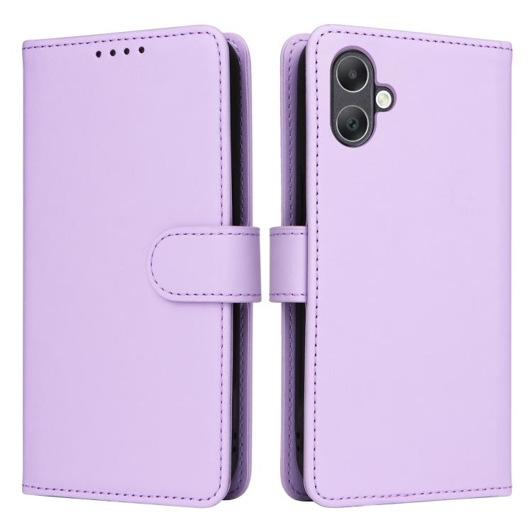 For Samsung Galaxy A06 4G BETOPNICE BN-005 2 in 1 Detachable Imitate Genuine Leather Phone Case(Light Purple)