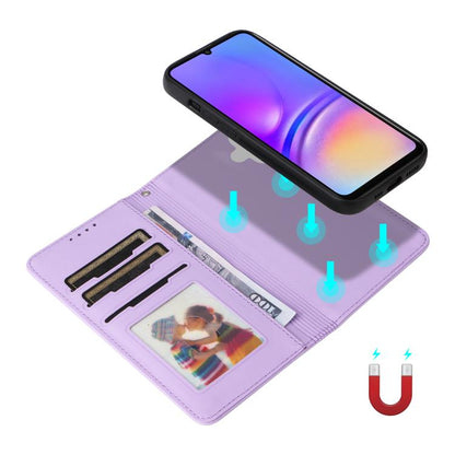 For Samsung Galaxy A06 4G BETOPNICE BN-005 2 in 1 Detachable Imitate Genuine Leather Phone Case(Light Purple)