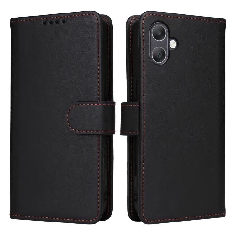 For Galaxy A06 4G BETOPNICE BN-005 2 in 1 Detachable Imitate Genuine Leather Phone Case(Black)