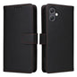 For Galaxy A06 4G BETOPNICE BN-005 2 in 1 Detachable Imitate Genuine Leather Phone Case(Black)