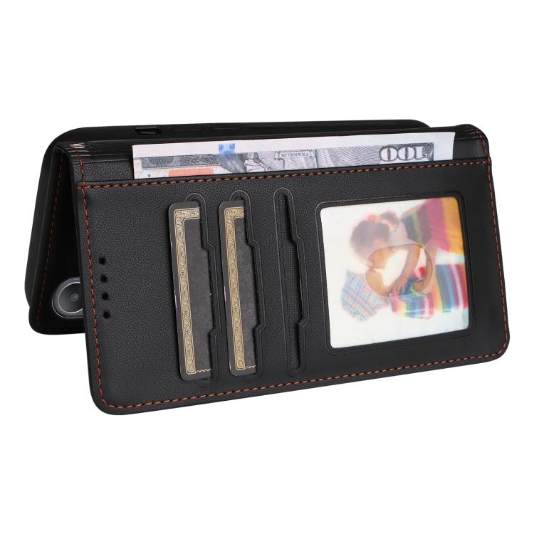 For Galaxy A06 4G BETOPNICE BN-005 2 in 1 Detachable Imitate Genuine Leather Phone Case(Black)