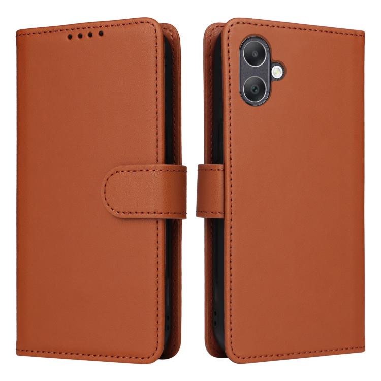 For Galaxy A06 4G BETOPNICE BN-005 2 in 1 Detachable Imitate Genuine Leather Phone Case(Brown)