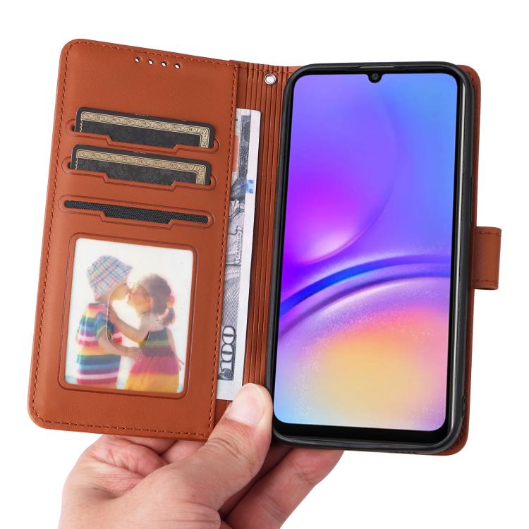 For Galaxy A06 4G BETOPNICE BN-005 2 in 1 Detachable Imitate Genuine Leather Phone Case(Brown)
