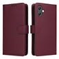 For Samsung Galaxy A06 4G BETOPNICE BN-005 2 in 1 Detachable Imitate Genuine Leather Phone Case(Wine Red)