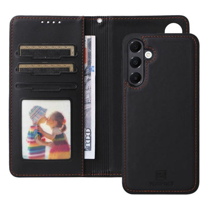 For Galaxy A16 5G BETOPNICE BN-005 2 in 1 Detachable Imitate Genuine Leather Phone Case(Black)