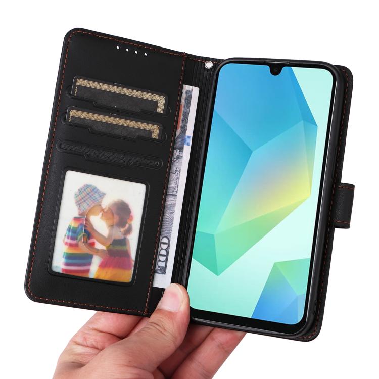 For Galaxy A16 5G BETOPNICE BN-005 2 in 1 Detachable Imitate Genuine Leather Phone Case(Black)