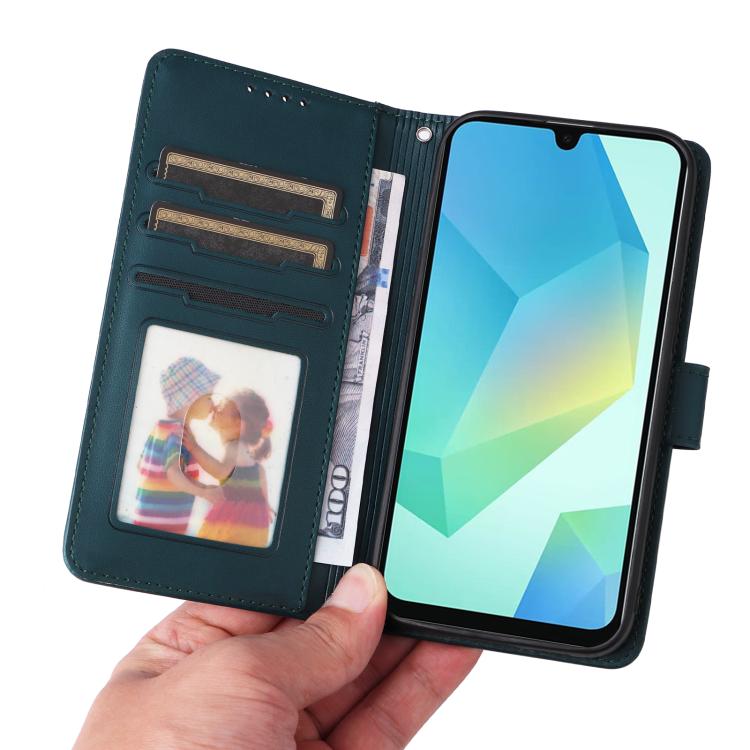 Pour Samsung Galaxy A16 5G BETOPNICE BN-005 Étui de téléphone 2 en 1 détachable en similicuir véritable (Bleu)