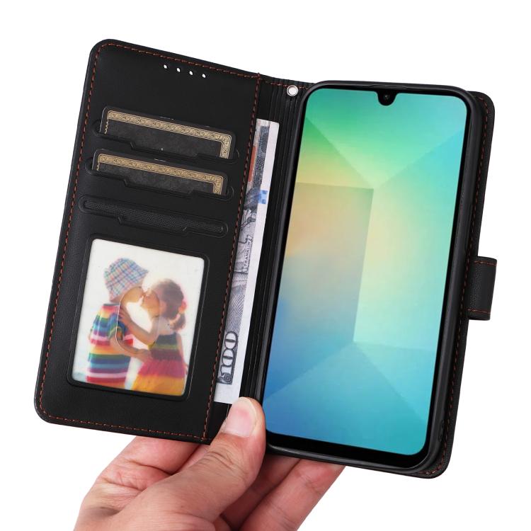 For Galaxy A26 5G BETOPNICE BN-005 2 in 1 Detachable Imitate Genuine Leather Phone Case(Black)