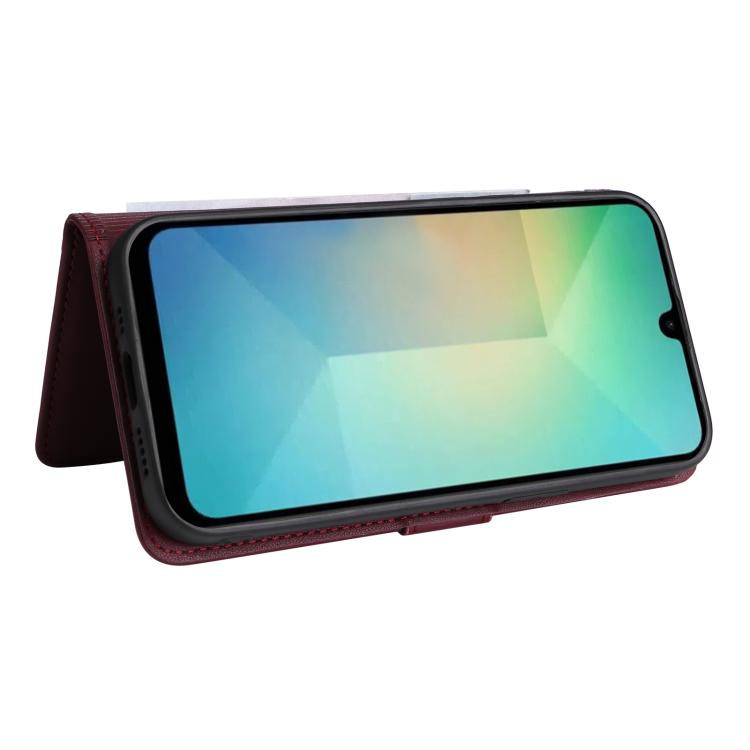 For Samsung Galaxy A26 5G BETOPNICE BN-005 2 in 1 Detachable Imitate Genuine Leather Phone Case(Wine Red)