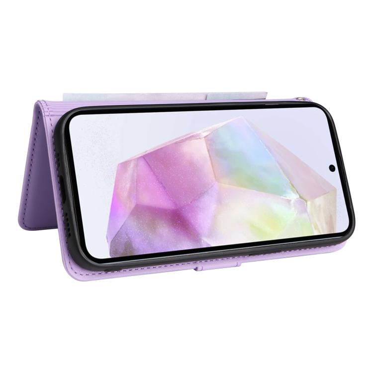 For Samsung Galaxy A36 5G BETOPNICE BN-005 2 in 1 Detachable Imitate Genuine Leather Phone Case(Light Purple)