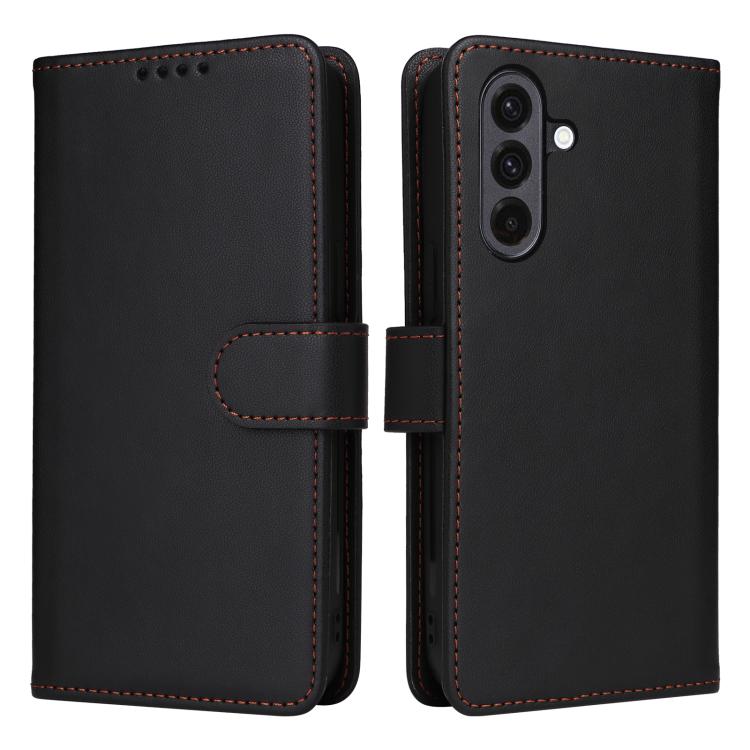 For Galaxy A36 5G BETOPNICE BN-005 2 in 1 Detachable Imitate Genuine Leather Phone Case(Black)