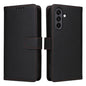 For Galaxy A36 5G BETOPNICE BN-005 2 in 1 Detachable Imitate Genuine Leather Phone Case(Black)