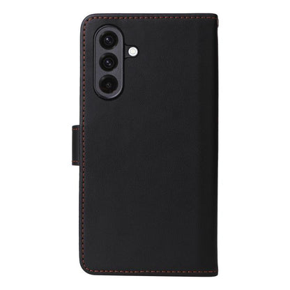 For Galaxy A36 5G BETOPNICE BN-005 2 in 1 Detachable Imitate Genuine Leather Phone Case(Black)