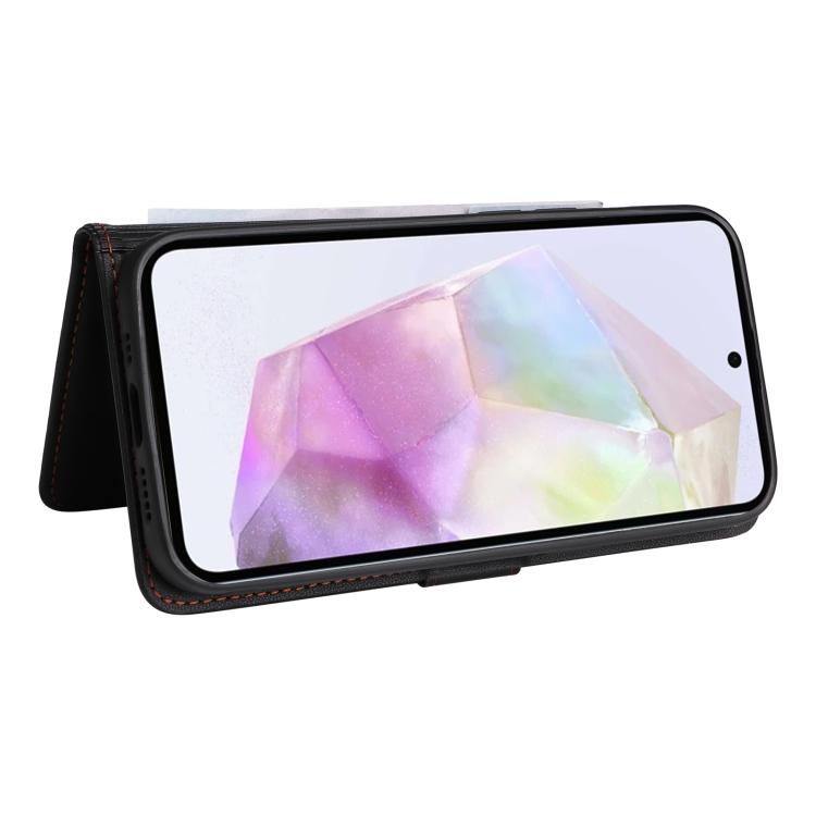 For Galaxy A36 5G BETOPNICE BN-005 2 in 1 Detachable Imitate Genuine Leather Phone Case(Black)