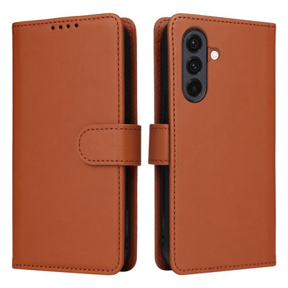 For Galaxy A36 5G BETOPNICE BN-005 2 in 1 Detachable Imitate Genuine Leather Phone Case(Brown)