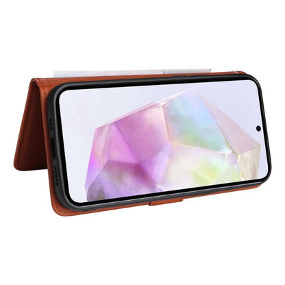 For Galaxy A36 5G BETOPNICE BN-005 2 in 1 Detachable Imitate Genuine Leather Phone Case(Brown)