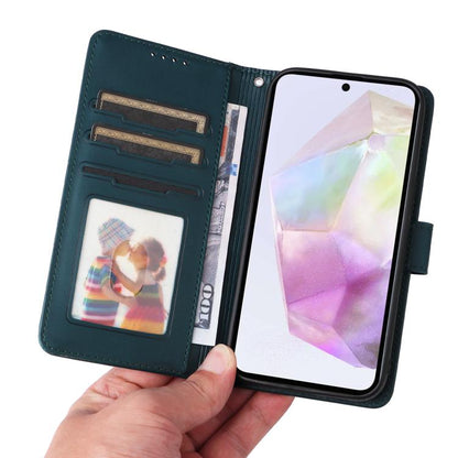 For Samsung Galaxy A36 5G BETOPNICE BN-005 2 in 1 Detachable Imitate Genuine Leather Phone Case(Blue)