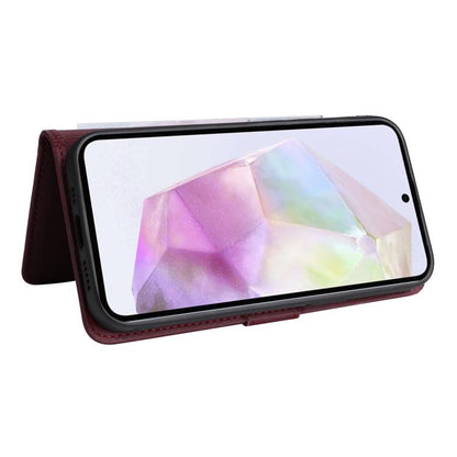 For Samsung Galaxy A36 5G BETOPNICE BN-005 2 in 1 Detachable Imitate Genuine Leather Phone Case(Wine Red)