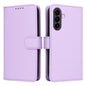 For Samsung Galaxy A56 5G BETOPNICE BN-005 2 in 1 Detachable Imitate Genuine Leather Phone Case(Light Purple)