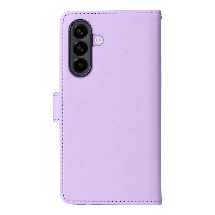 For Samsung Galaxy A56 5G BETOPNICE BN-005 2 in 1 Detachable Imitate Genuine Leather Phone Case(Light Purple)