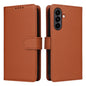 Pour Samsung Galaxy A56 5G Étui de téléphone détachable en simili-cuir 2 en 1 BETOPNICE BN-005 (marron)