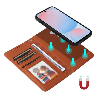 Pour Samsung Galaxy A56 5G Étui de téléphone détachable en simili-cuir 2 en 1 BETOPNICE BN-005 (marron)