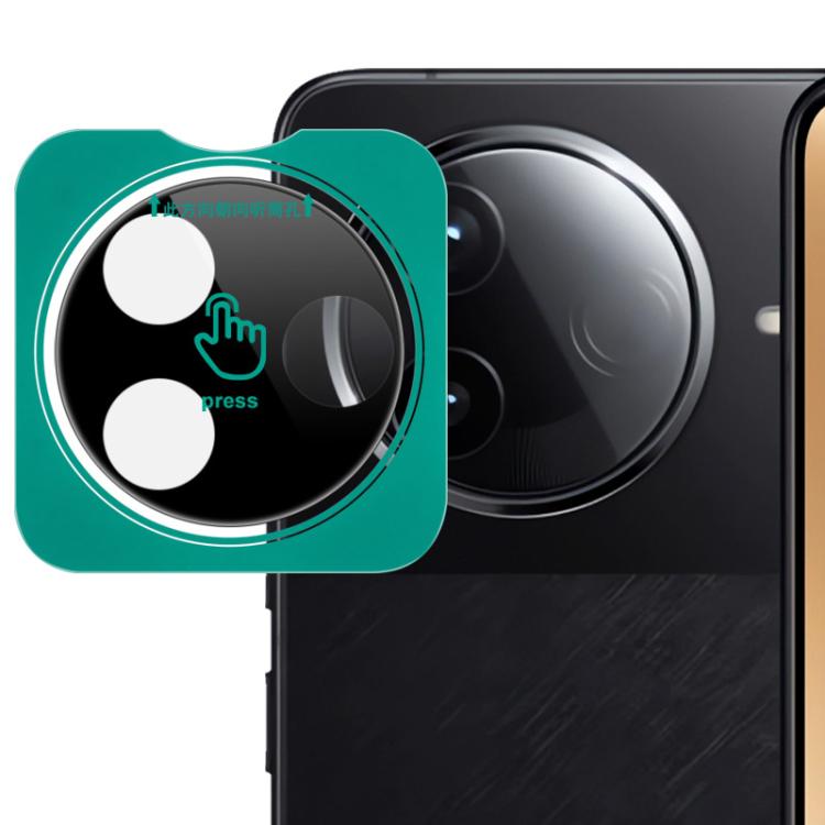 For Redmi K80 imak Black Version HD Glass Rear Camera Lens Film, Self-positioning Version