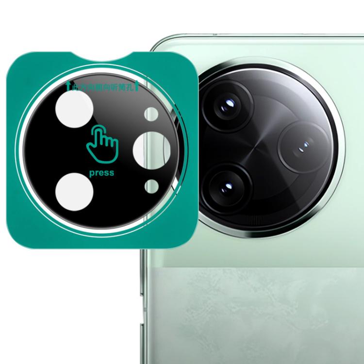 For Redmi K80 Pro imak Black Version HD Glass Rear Camera Lens Film, Self-positioning Version