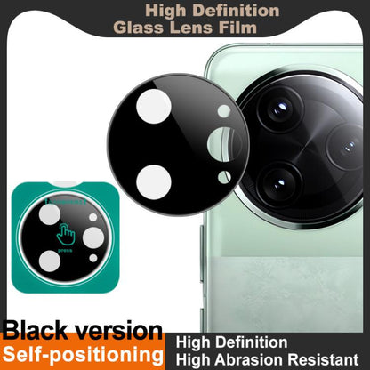 For Redmi K80 Pro imak Black Version HD Glass Rear Camera Lens Film, Self-positioning Version