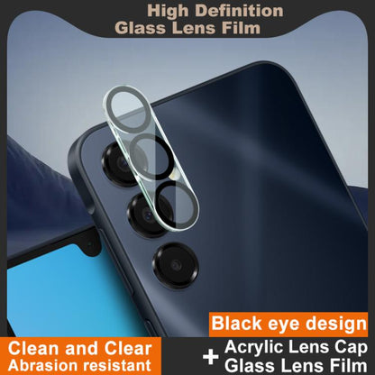 For Samsung Galaxy A16 5G IMAK High Definition Integrated Rear Camera Glass Lens Film, Black Eye Design