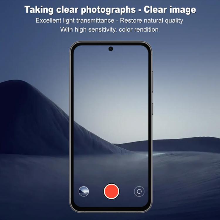 For Samsung Galaxy S23 FE 5G IMAK High Definition Integrated Rear Camera Glass Lens Film, Black Eye Design