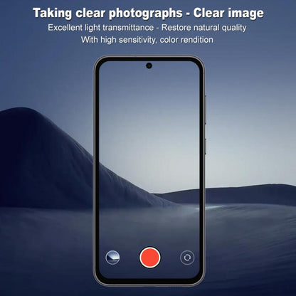 For Samsung Galaxy S23 FE 5G IMAK High Definition Integrated Rear Camera Glass Lens Film, Black Eye Design