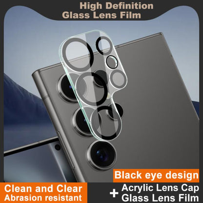 Pour Samsung Galaxy S24 Ultra 5G IMAK Film de Protection pour Objectif de Caméra Arrière Intégré Haute Définition, Design Œil Noir