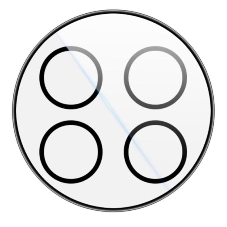 For Honor Magic7 IMAK High Definition Rear Camera Glass Lens Film, Black Eye Design