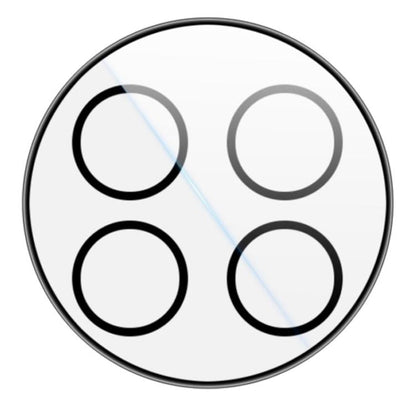 For Honor Magic7 IMAK High Definition Rear Camera Glass Lens Film, Black Eye Design