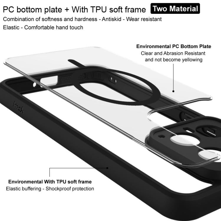 For Redmi K80 Pro imak UX-9A Series MagSafe Four-corner Airbag Shockproof Phone Case