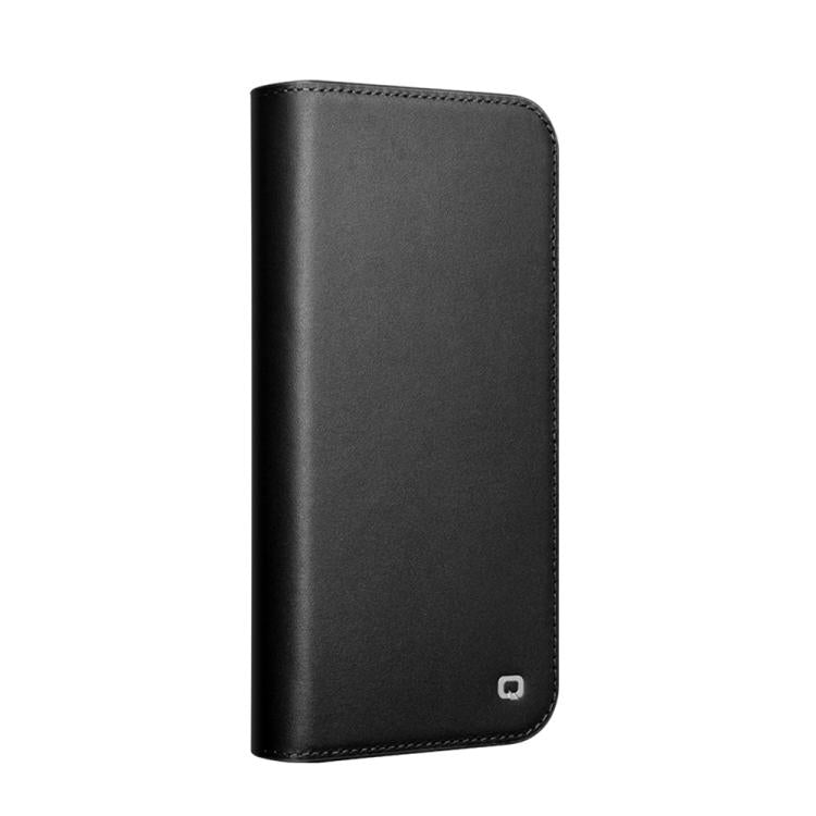 For iPhone 16 Pro QIALINO Classic Gen2 Genuine Leather Phone Case(Black)