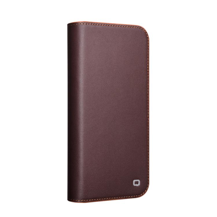 For iPhone 16 Pro QIALINO Classic Gen2 Genuine Leather Phone Case(Brown)
