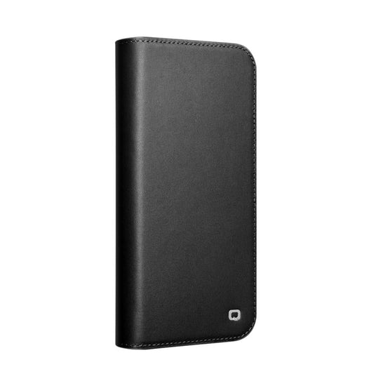 For iPhone 16 Plus QIALINO Classic Gen2 Genuine Leather Phone Case(Black)