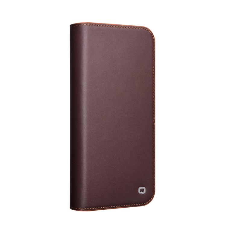 For iPhone 16 Plus QIALINO Classic Gen2 Genuine Leather Phone Case(Brown)