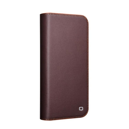 For iPhone 16 Plus QIALINO Classic Gen2 Genuine Leather Phone Case(Brown)