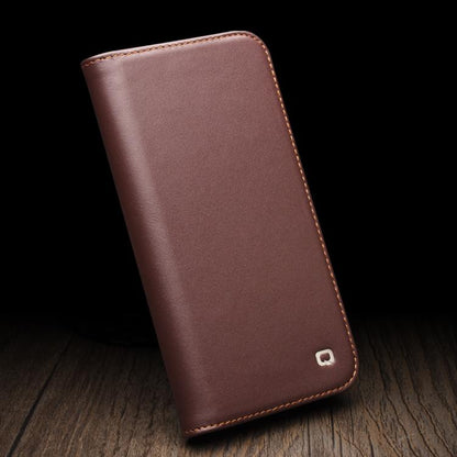 For iPhone 16e / 17e QIALINO Classic Gen2 Genuine Leather Phone Case(Black)