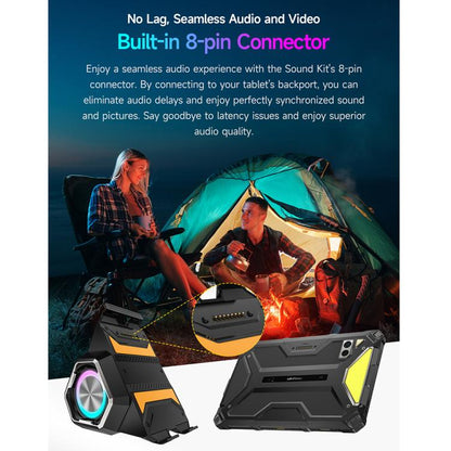 Haut-parleur Bluetooth sans fil Ulefone Portable Holder pour Ulefone Armor Pad 4 / 4 Ultra (Noir)