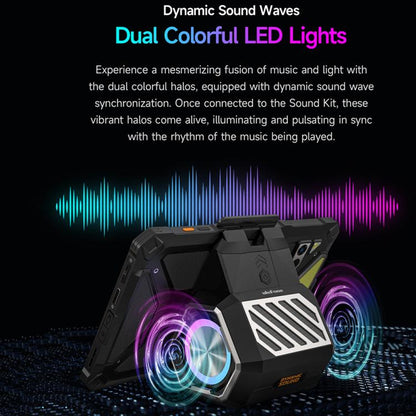 Haut-parleur Bluetooth sans fil Ulefone Portable Holder pour Ulefone Armor Pad 4 / 4 Ultra (Noir)