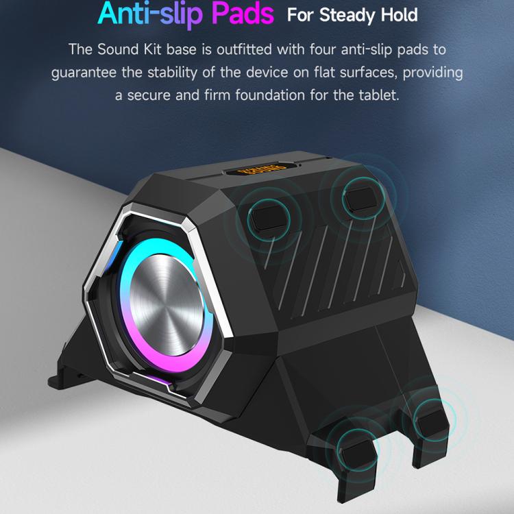 Haut-parleur Bluetooth sans fil Ulefone Portable Holder pour Ulefone Armor Pad 4 / 4 Ultra (Noir)