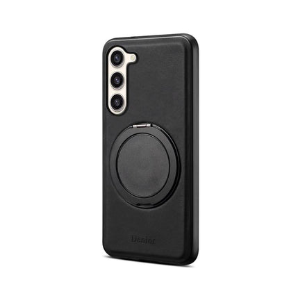 Pour Samsung Galaxy S23+ 5G Denior A14 Étui de Téléphone MagSafe Rotatif et Agréable au Toucher (Noir)