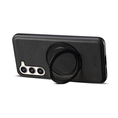 Pour Samsung Galaxy S23+ 5G Denior A14 Étui de Téléphone MagSafe Rotatif et Agréable au Toucher (Noir)