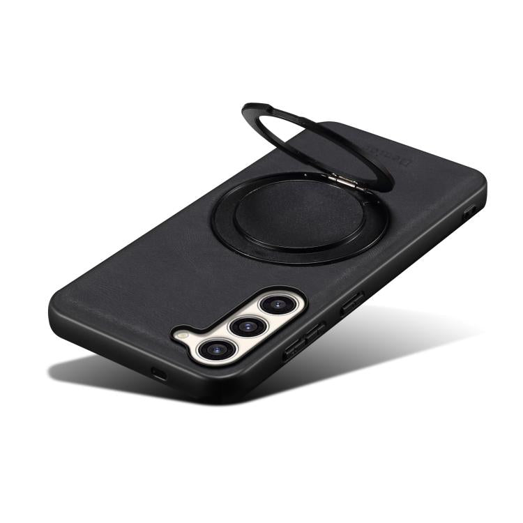 Pour Samsung Galaxy S23+ 5G Denior A14 Étui de Téléphone MagSafe Rotatif et Agréable au Toucher (Noir)